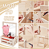 1 Bag Hollow Rainbow Wooden Baby Shower Crates ODIS-UN0001-17-4