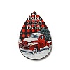 Single Face Printed Wood Big Pendants LS-WOOD-H102-03K-2
