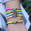 5 Strands Handmade Polymer Clay Beads CLAY-SC0001-45A-6