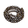 Electroplate Glass Beads Strands EGLA-A044-T6mm-A16-3