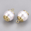 ABS Plastic Imitation Pearl Pendants KK-S348-176-2