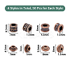200Pcs 4 Style Tibetan Style Alloy Beads FIND-DC0002-74-2