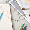 200Pcs 3 Style Carbon Steel Paper Clips FIND-TA0002-18RG-9