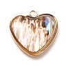 Brass Enamel Pendants KK-K252-10G-03-3