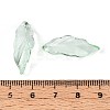 Baking Paint Transparent Glass Pendants DGLA-N014-01E-3