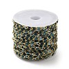 Brass Enamel Curb Chains CHC-C003-13G-11-3