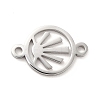 Non-Tarnish 304 Stainless Steel Connector Charms STAS-A068-01B-P-2
