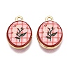Valentine's Day Printed Alloy Pendants PALLOY-SZC0008-05Q-1