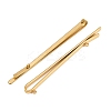 304 Stainless Steel Hair Bobby Pins Findings STAS-F329-02D-G-2