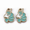 Alloy Enamel Pendants ENAM-N055-012A-NR-2