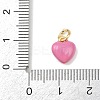 Brass Enamel Charms KK-P339-25G-03-3