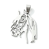 Non-Tarnish 201 Stainless Steel Pendants STAS-U003-20C-P-1