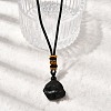 Natural Tourmaline Pendants Necklaces NJEW-B156-01-3