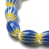 Handmade Millefiori Lampwork Beads Strands LAMP-F035-12O-3