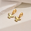 Metal Bird 201 Stainless Steel Hoop Earrings for Women Daily Versatile Jewelry SE6238-1-6