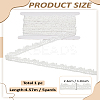 Milk Fiber Flower Lace Ribbon OCOR-LP0004-55C-2