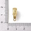 Brass Micro Pave Cubic Zirconia Donut Bails ZIRC-NH0001-02G-3