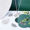 12Pcs 304 Stainless Steel Pendants STAS-DC0011-17-5