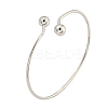 Non-Tarnish 304 Stainless Steel Cuff Bangles BJEW-P331-12P-1