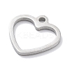 Anti-Tarnish 304 Stainless Steel Charms LS-STAS-R003-01P-02-2