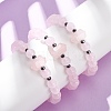 Natural Mixed Gemstone Beaded Stretch Bracelet for Women BJEW-A145-01-3