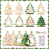 Blank Unfinished Wood Christmas Tree Party Decorations DIY-SP0005-89-7