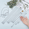 15Pcs 3 Styles Steel Wire Cord AJEW-GF0009-63-3