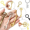 6Pcs 3 Colors Tibetan Style Zinc Alloy Big Pendants FIND-FS0002-55-2