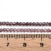 Transparent Gradient Color Glass Beads Strands LS-GLAA-H021-01A-22-5