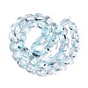 Electroplate Glass Beads Strands X-EGLA-N012-05D-2