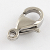 Tarnish Resistant Polished 304 Stainless Steel Lobster Claw Clasps STAS-R072-42A-2