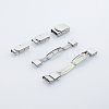 Rectangle 304 Stainless Steel Watch Band Clasps STAS-UN0009-57P-4