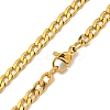 Flat Round with Saint Miller Archangel Pendant Necklaces NJEW-S422-03G-3