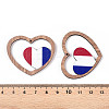 French Theme Printed Wood Pendants WOOD-N016-12-3