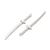 Rack Plating Alloy Big Pendants PALLOY-E025-02P-2