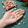 50Pcs 10 Styles Christmas Theme Handmade Polymer Clay Beads CLAY-YW0002-02-5