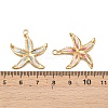 304 Stainless Steel Enamel Pendants Ion Plating(IP) STAS-P424-09G-3