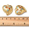 304 Stainless Steel Enamel Pendants STAS-D373-04G-3