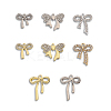 32Pcs 8 Styles Alloy Rhinestone Pendants FIND-SC0016-48-7