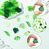 300Pcs 10 Styles Transparent Acrylic Pendants OACR-SC0002-48-3