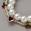 Imitation Pearl & Glass Seed Beads Multi-strand Bracelets BJEW-WH0023-60-2