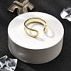 304 Stainless Steel Hollow Cuff Rings for Women RJEW-S395-01G-3