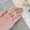 16Pcs 4 Styles Brass Pendants KK-GA0001-74-3