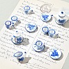 5Pcs Porcelain Tea Set Display Decorations PORC-FS0001-12-7