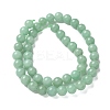 Natural Green Aventurine Round Beads Strands X-G-S150-8mm-2-5