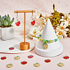 42Pcs 3 Colors Light Gold Plated Alloy Enamel Pendants FIND-SC0013-21-4