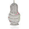 Platinum Plated Alloy Enamel Necklace Big Pendants ENAM-J194-06P-2