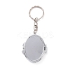Iron Folding Mirror Keychain LS-DIY-D079-01C-3