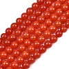 Natural Dyed White Jade Beads Strands GG-CBAEB22-B01-6mm-06-2