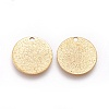 Ion Plating(IP) 304 Stainless Steel Charms STAS-E455-02G-15mm-1
